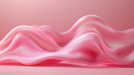 Obraz premium Abstract Pink Waves