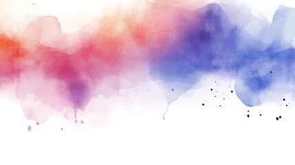 Obraz premium Ink Watercolor Art Flow with Defined Space for Text