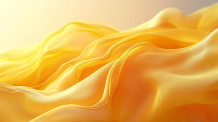 Obraz premium Flowing Golden Fabric