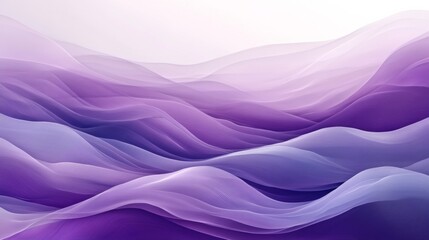 Obraz premium Ethereal Purple Waves