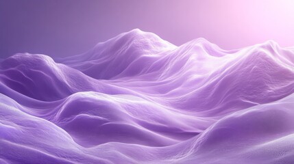 Fototapeta premium Ethereal Lavender Mountains
