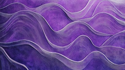 Obraz premium Abstract Purple Waves