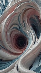 Vibrant Wave Abstract Digital Art