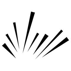 Solid comic line expression