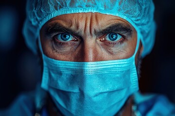 Surgeon reacts emotionally while wearing a stunning necklace during a critical moment