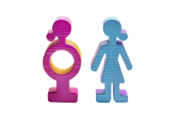 Promoting gender equality and women's rights, empowering women and fostering social justice isolated on transparent background