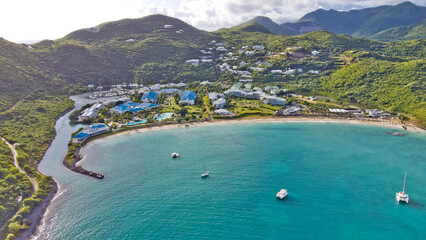 Aerial Images of Saint Martin Sint Maartin Anse Marcel Anguilla