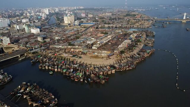 Chattogram is the second-largest and comercial city in Bangladesh after Dhaka.Bangladesh main seaport chittagong.Fishery ghat of chittagong.