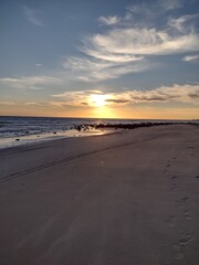 Beach Sunset Costa de la Luz Spain