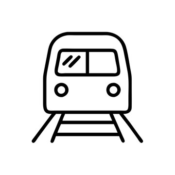 Bahn, Stra&szlig;enbahn, Zug Symbol