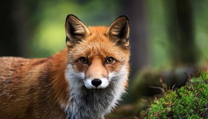 Obraz premium Red fox in the wild