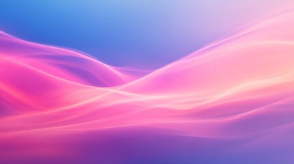 Abstract pink and blue wavy background.