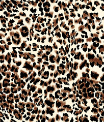 leopard skin texture. brown leopard skin pattern