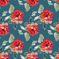 seamless pattern with flowers. floral background