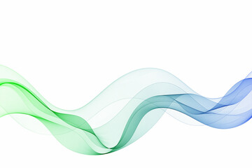 abstract vector wave. Green, and blue colors. layout for presentation. Eps 10