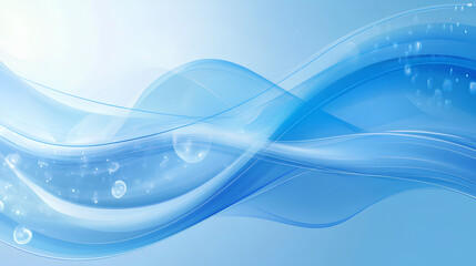 Abstract blue wave background design