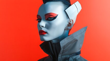 Fashionable portrait of a trend-conscious person