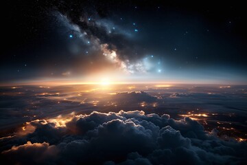 Celestial serenity night flight aerial experience