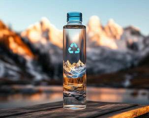 Obraz premium Water Bottle (Recycled) AI