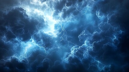 Exciting anticipation builds as thunder crackles and dark clouds merge across the sky