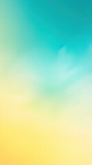 Fototapeta premium Soft Gradient Background with Calm Blue and Warm Yellow Tones Suitable for Modern Designs, Invitations, or Creative Projects Evoking Peace and Elegance
