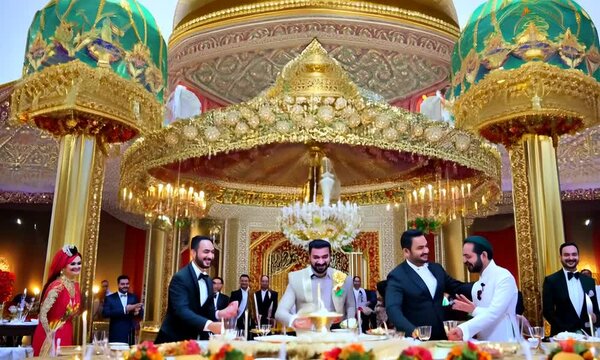 Eid Mubarak colorful luxury Islamic