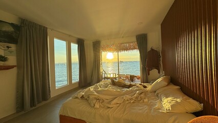 The bedroom at sea side