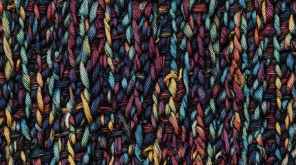 Stunning Colorful Knitted Textile Design