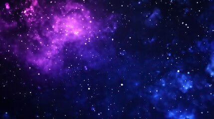 Obraz premium Abstract background with glowing weaves and dots. Space for text on the topic of cyberspace, metaverse, data transmission. Dark blue-purple background