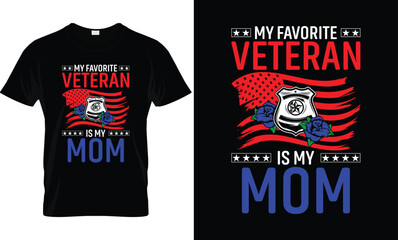 My Favorites Mom T-Shirt Design