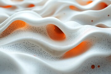 Fluid layered design visualizing customer engagement Interwoven paths represent journey stages personalization and adaptive omnichannel strategies