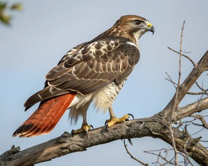 Fototapeta premium Red-tailed Hawk 