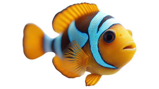 fish isolated on white background 