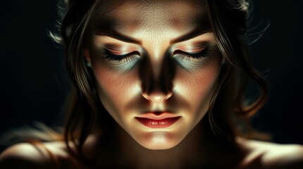 portrait of a person with a mask