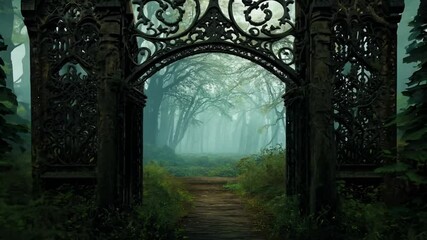 cover forest digital ai book design gateway hand not painting gothic dark free architecture arch church arch building interior corridor stone ancient old monastery column light cathedral mediaeval