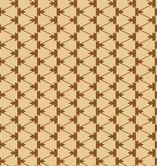 A free-flowing botanical pattern intersected with linear geometric accents for an organic-modern wallpaper and stylish wrapping paper.