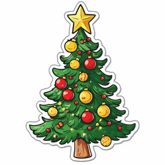 Fototapeta premium vektor Illustration aus dem Package Gesellschaft, Weihnachten und Sticker