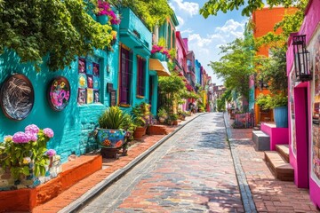 Fototapeta premium Copy Space in a Charming Washington DC Row House - Residential Real Estate Photography