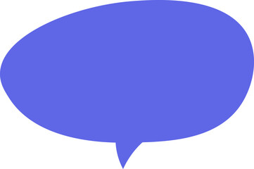 Oval Shape Speech Bubble