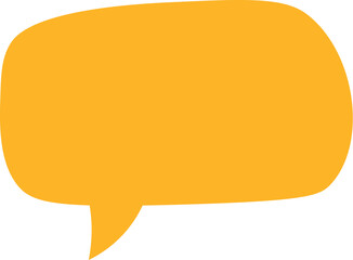 Naklejka premium Oval Shape Speech Bubble