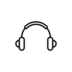 Headphone icon vector. Headvector sign and symbol