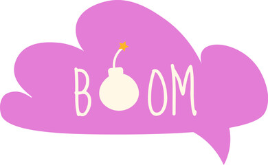 Boom Speech Bubble