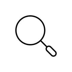 Search icon vector. search magnifying glass sign and symbol