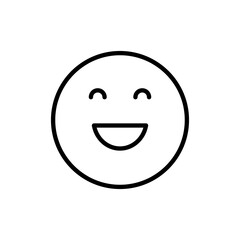 Smile icon vector. smile emoticon icon. feedback sign and symbol
