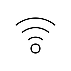 Wifi icon vector. signal sign and symbol. Wireless  icon