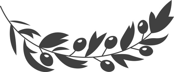 Olive Branch Silhouette