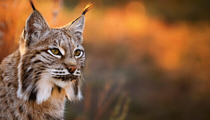 Naklejka premium Close-Up of a Bobcat