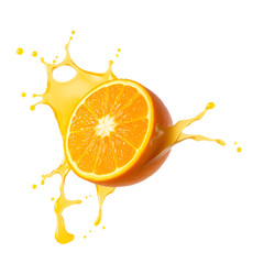 orange juice splash