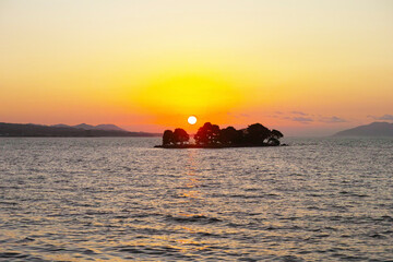 宍道湖の夕日