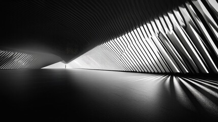 A monochrome financial graph with strong diagonal lines on a dark surface.